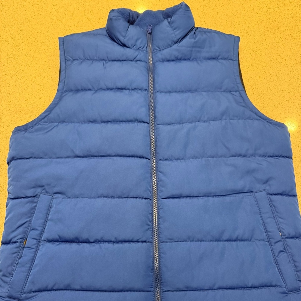GAP Blue Puffer Vest